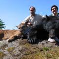 Alvaro and son Jacob from Spain on their Spring bear / cougar combo hunt.